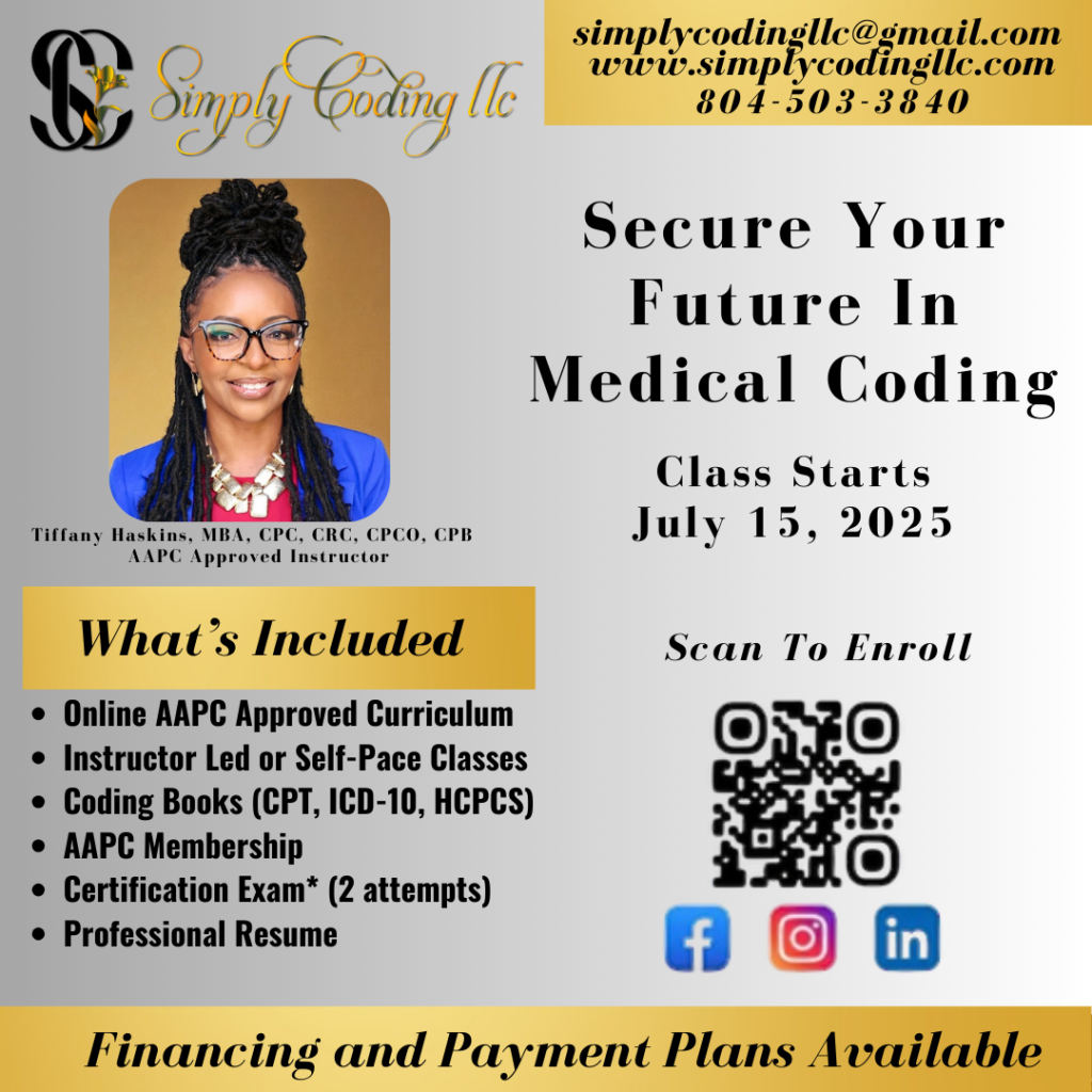 July 2025 Medical Coding Class